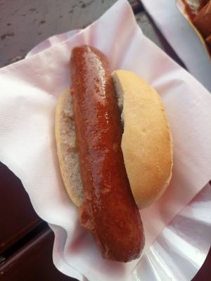 Bratwurst at Curry at the Wall - Food Stand in Berlin