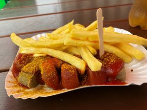 Good and cheap  at Curry at the Wall - Food Stand in Berlin