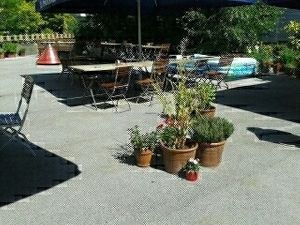 the rooftop bar at Villa Mundus in Innsbruck