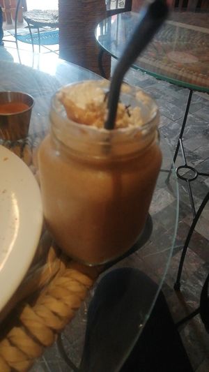 Frappe moka at Cinnamon Veggie in Cuernavaca