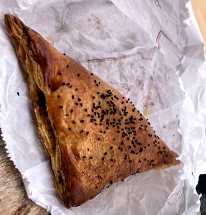 indian pasty at Chesters by the River in Skelwith Bridge