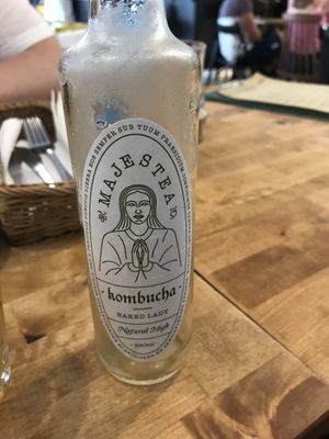 Tasty kombucha  at Faloviec Kuchnia Roślinna in Gdansk