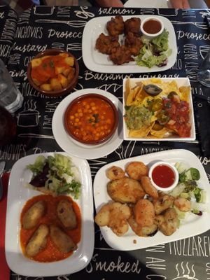 Delicious vegan tapas at La Rambla  in Paisley