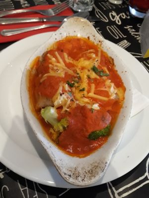 Vegan main dishes available at La Rambla  in Paisley