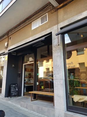 Outdoors at Owl Coffee  in Sopelana