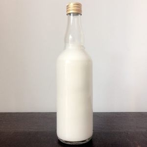 ORGANIC CASHEW MILK (SWEETENED):

Water, Natural Unsweetened Organic Cashews, Dates

Cashew milk is a popular nondairy beverage made from whole cashews and water. 
Order at: http://www.laholista.com/en/shop/ at La Holista in Ho Chi Minh City
