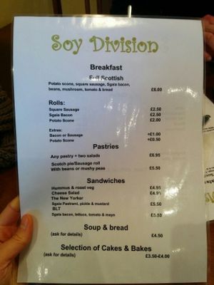Affordable and consistently high quality. at Soy Division in Glasgow