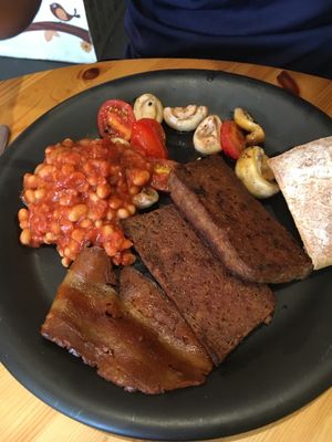 Delicious breakfast at Soy Division in Glasgow