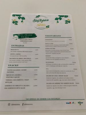 Menu (June 2022)   at Casa do Jardim in Terceira