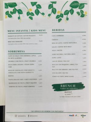 Menu 2  at Casa do Jardim in Terceira