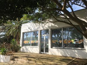 Front of the restaurant  at Casa do Jardim in Terceira