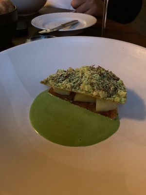 Potatoes with crust at Formel B in Frederiksberg