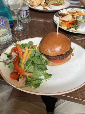 And side saladd  at Las Iguanas in Swansea