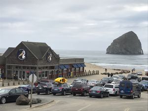 Outside at Pelican Pub & Brewery in Pacific City