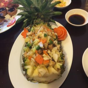 Vietnamese Pineapple Fried Rice at Viet An in Ho Chi Minh City