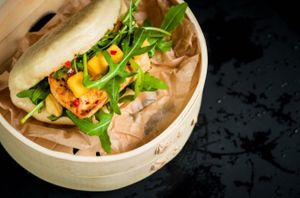 Vegan Bao at Fokim in Warsaw