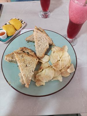 Sandwich at Frambuesa Pastelería Vegan in Bogota