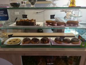 vegan desserts at Frambuesa Pastelería Vegan in Bogota