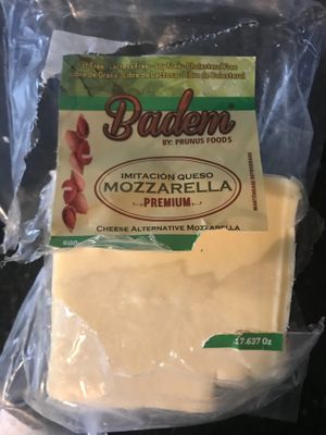 This is incredible! 
If I had not bought this from a vegan place I would still be doubting the origin of this cheese. They also have Gouda. MUST TRY!!!!  at Frambuesa Pastelería Vegan in Bogota