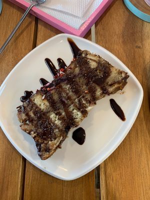 Budín de so it’s horneadas at Frambuesa Pastelería Vegan in Bogota