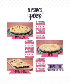 Frambuesa Menu (3/5) at Frambuesa Pastelería Vegan in Bogota