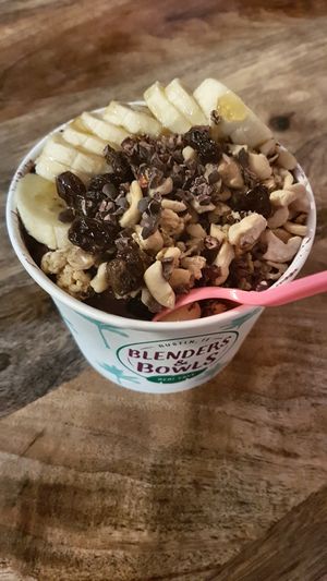 Very tasty acai bowl at Blenders & Bowls in Austin