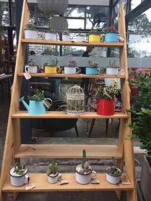 Very cute decoration at La Bodega Verde in Lima