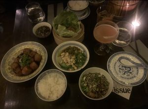 A few of their vegan dishes  at Surfers in Visby