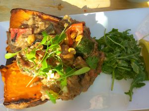 Sweet potato and veg at Prep Fitness Kitchen in Glasgow