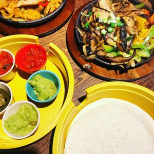 Mushroom Fajitas  at Las Iguanas - Brighton Marina in Brighton