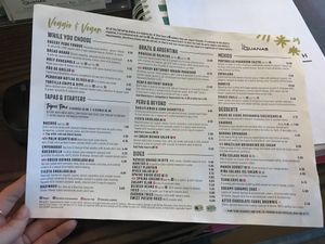 Menu  at Las Iguanas - Brighton Marina in Brighton