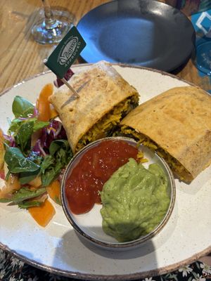 Burrito   at Las Iguanas in Brighton