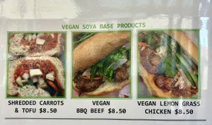 Banh Mi options   at Banh Mi Bar in New Westminster