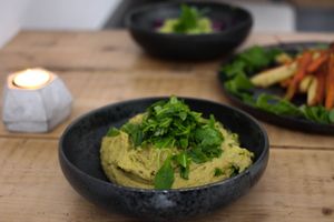 Hummus at Hope Organic in Copenhagen