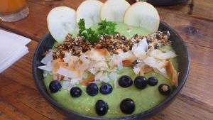 Spirulina Protein Bowl at Hope Organic in Copenhagen
