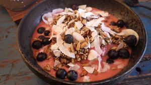 Coconut yoghurt at Hope Organic in Copenhagen