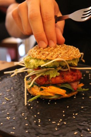 Grilled Squash Sandwich (Vegan) at Hope Organic in Copenhagen