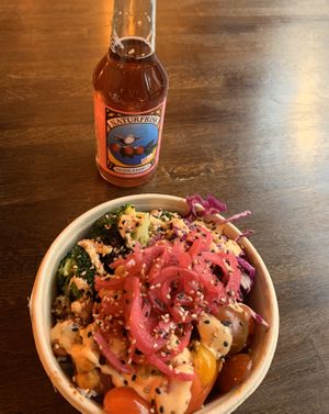 Vegan lunch box  at Hope Organic in Copenhagen