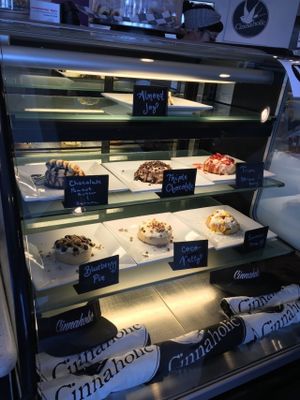display case for the specials  at Cinnaholic - Grand Canyon Dr in Las Vegas