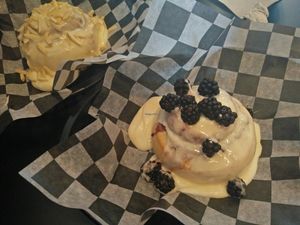 cinnamon rolls! at Cinnaholic - Grand Canyon Dr in Las Vegas