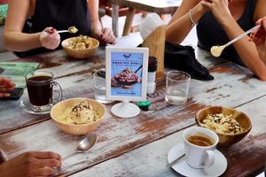 Vegan smoothie bowls at Wilson's in Phuket