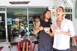 smoothie bowl addicts at Wilson's in Phuket
