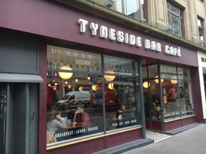 outside  at Tyneside Bar Cafe in Newcastle Upon Tyne