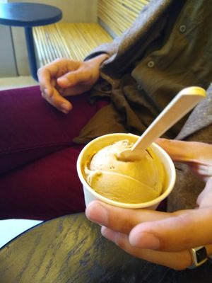 Coffee flavor at Nicecream - Enghave in Copenhagen