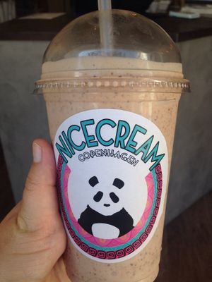 peanut butter milkshake  at Nicecream - Enghave in Copenhagen