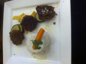 Main course at Nordlys Cafe og Spisehus in Copenhagen