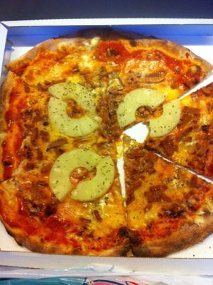 Pizza from Bella Sydhavn at Bella Sydhavn Pizzeria in Copenhagen