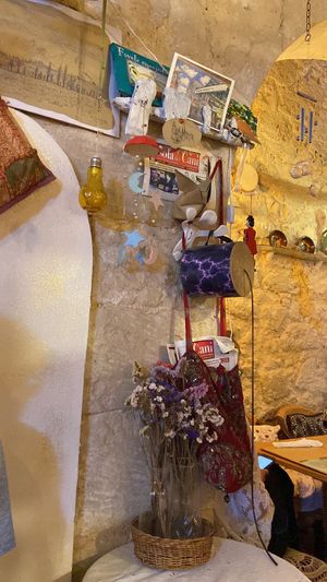 Inside very small dining area at Zenzero in Siracusa