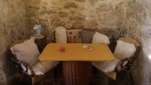 One of.the tables at Zenzero in Siracusa