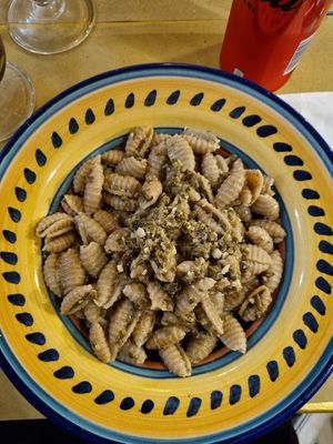 Capers pesto at Zenzero in Siracusa